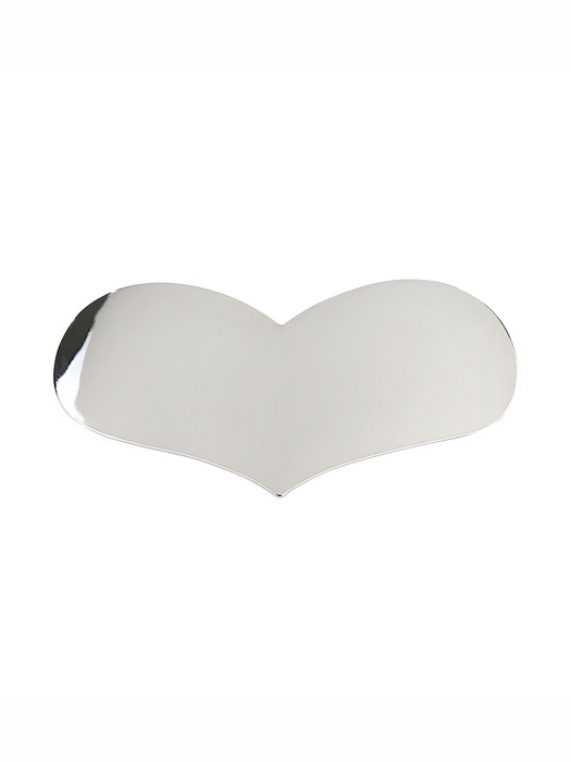 Flat Heart Barrette (2colors)