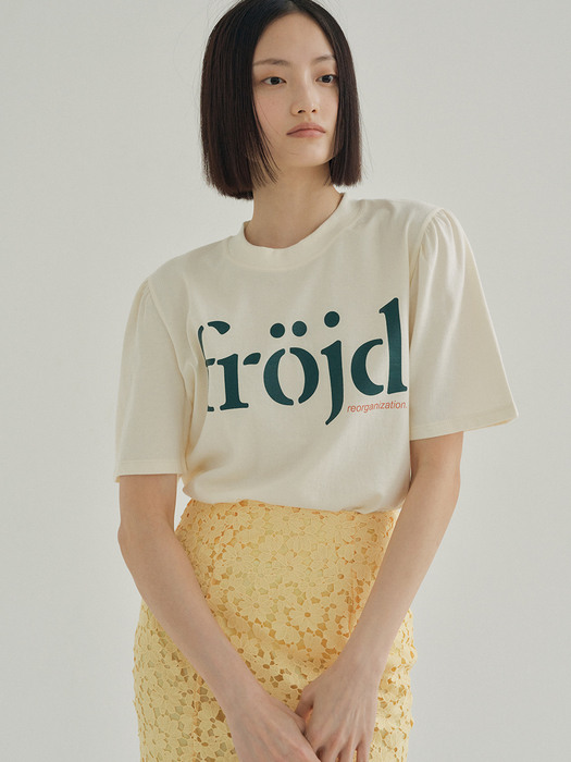 FJD FROJD PUFF T-SHIRTS CREAM