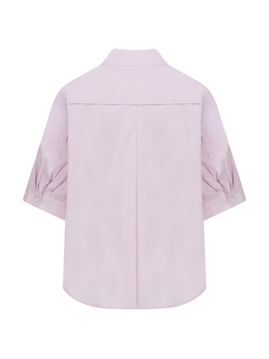 [단독]Cotton Placket Shirt-Pink