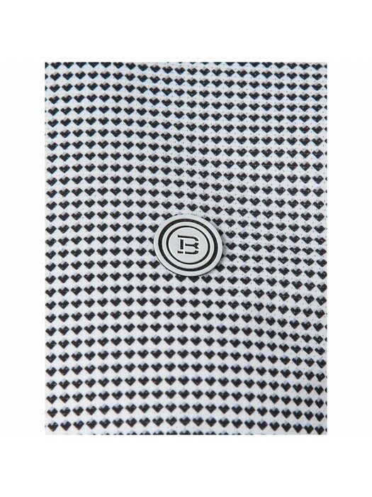 남성 블랙 올오버 패턴 칼라 반팔 티셔츠 (BJ2642B025)