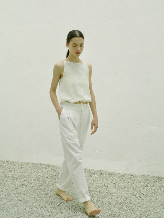 Light string sleeveless / Lemon butter