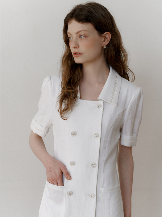 Lowell linen one-piece (ivory)