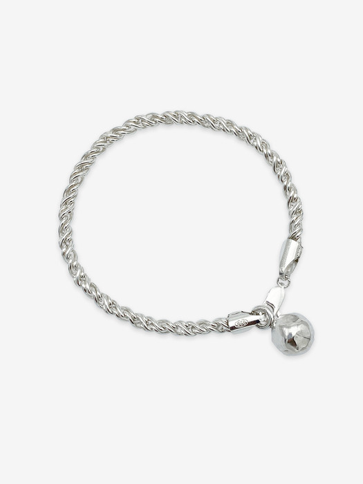 Stone Ball Chain Bracelet