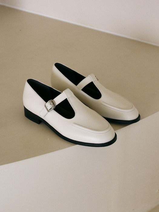 VEVERS T-strap loafer_CB0043(type2)(2colors)