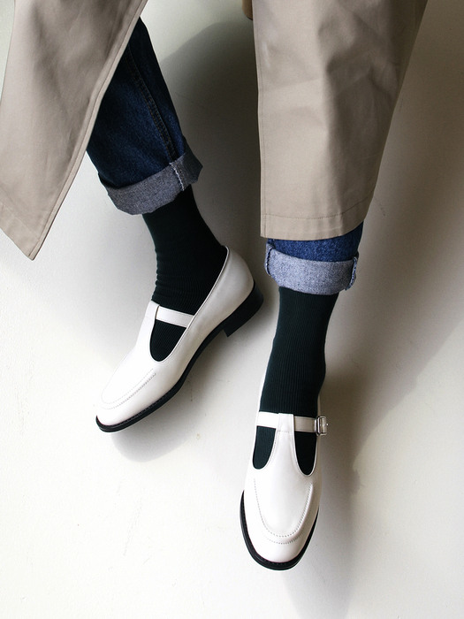 VEVERS T-strap loafer_CB0043(type2)(2colors)