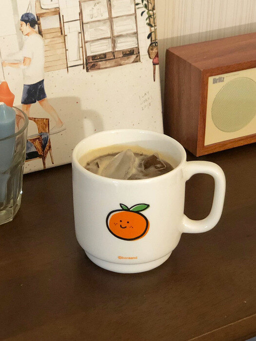 Tangerine mug