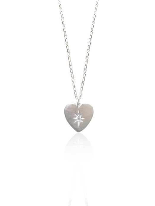 white love moon necklace (Silver 925)