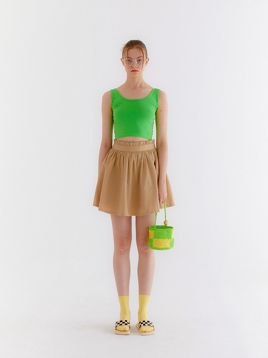Cube bag_Yellow green