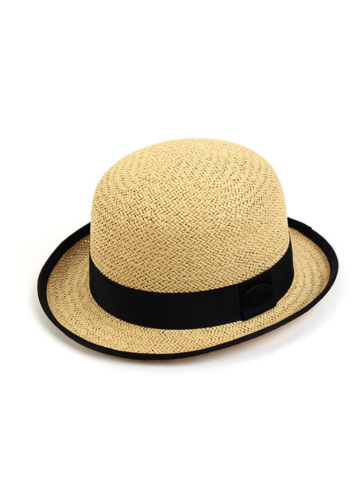 Charlie Beige Summer Fedora 라피아햇