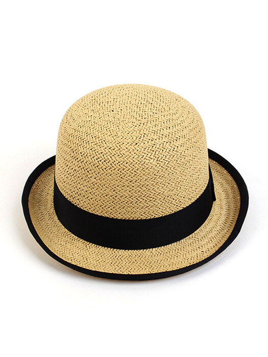 Charlie Beige Summer Fedora 라피아햇