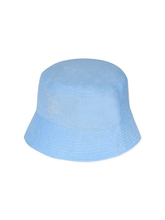 (UNI) Logo Terry Bucket Hat_Sky Blue