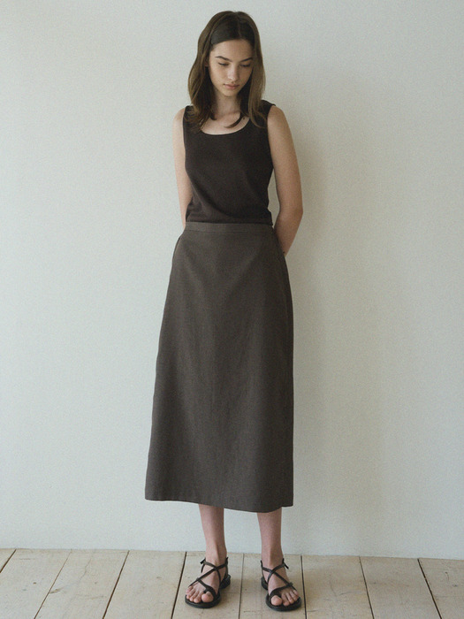 Mone Skirt (Brown)