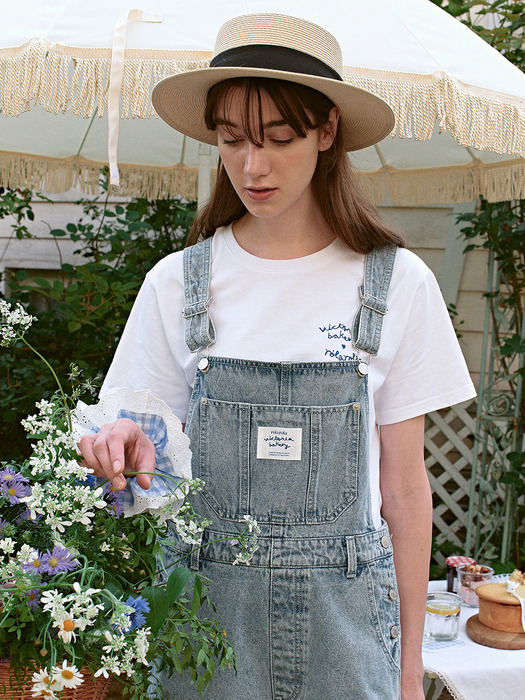 로라로라]ROLAROLA X VB DENIM OVERALL PANTS BLUE