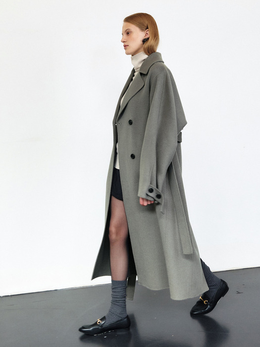 HANDMADE CASHMERE DOUBLE COAT [3COLORS]