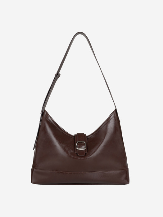 veil bag - crinkle choco brown