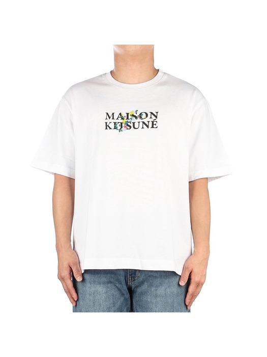 [메종키츠네] 23FW (LM00115KJ0119 WHITE) 남성 반팔 티셔츠