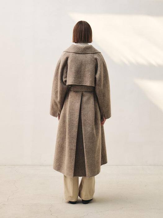 RTF PREMIUM WOOL DOUBLE LONG COAT [HAND MADE]_L-BROWN