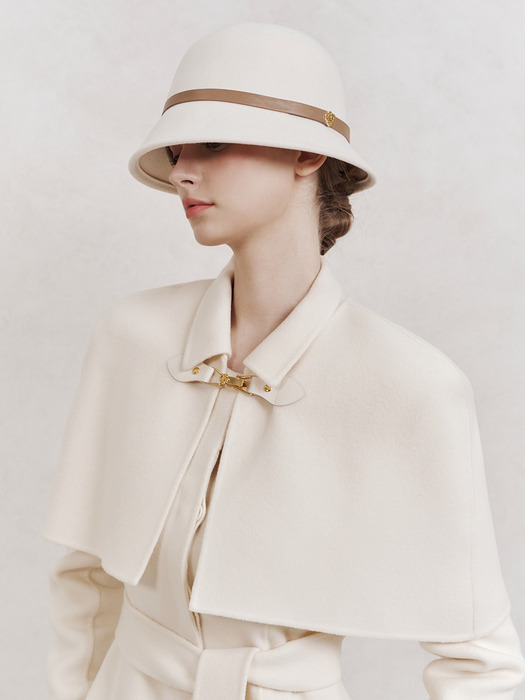 Maylin Cape Coat (Ivory)