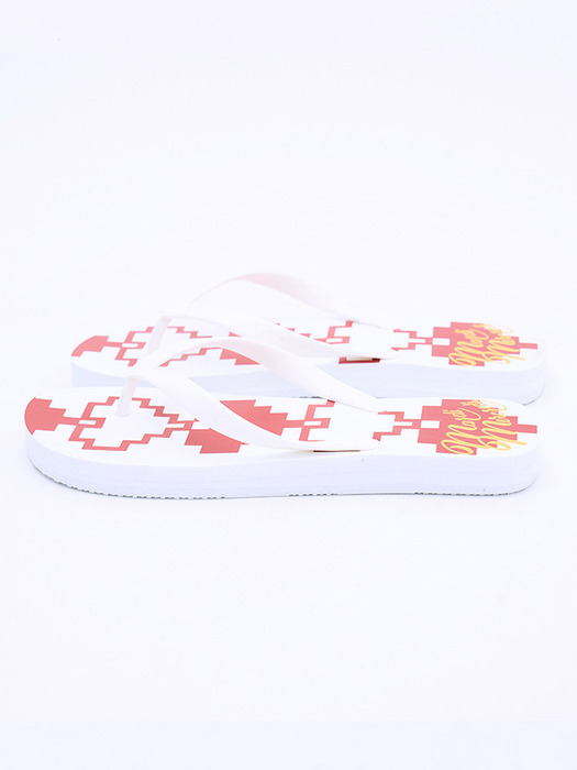 FLIP FLOPS HEART_WHITE