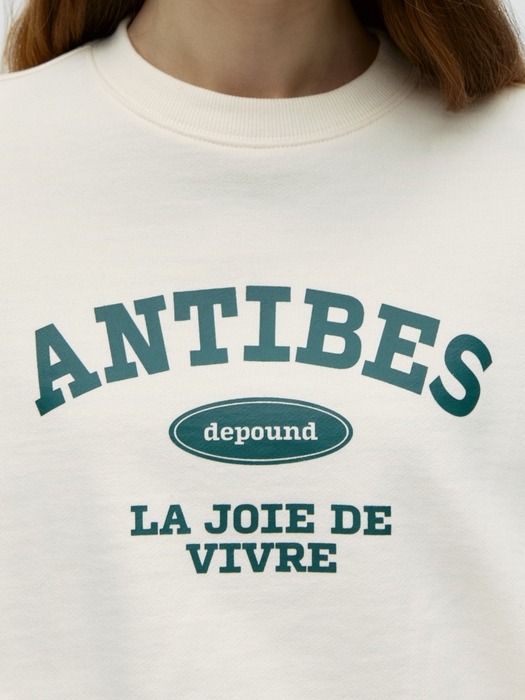 antibes sweatshirt - ivory