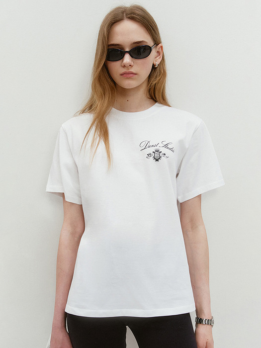 UNISEX ARCH LOGO T-SHIRT OFF WHITE_UDTS4B132OW