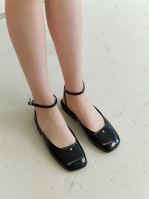 Heart Ankle Strap Slingback_3 Colors