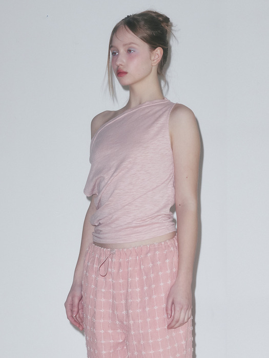 ASYMMETRY T-SHIRT, PINK