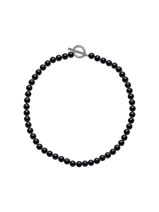 CLASSIC ONYX NECKLACE 8MM