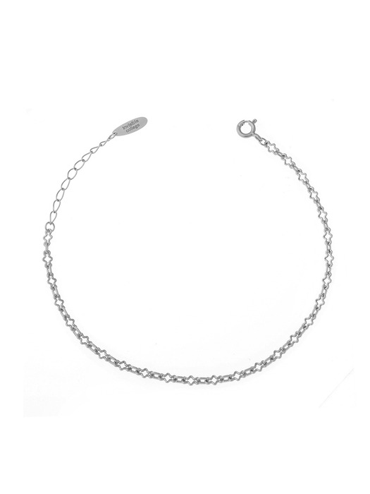 HUG LINK BRACELET_SILVER