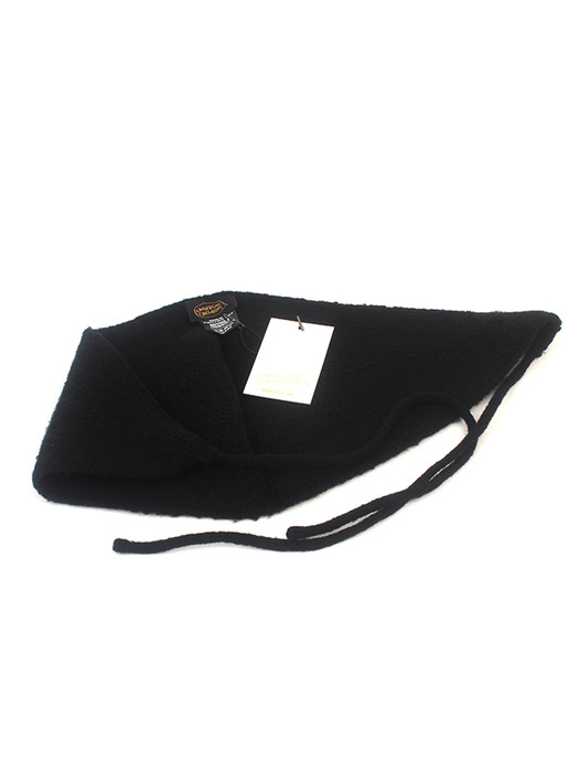 Wool Ear Wamer Black Knit Bonnet Hat 귀달이모자