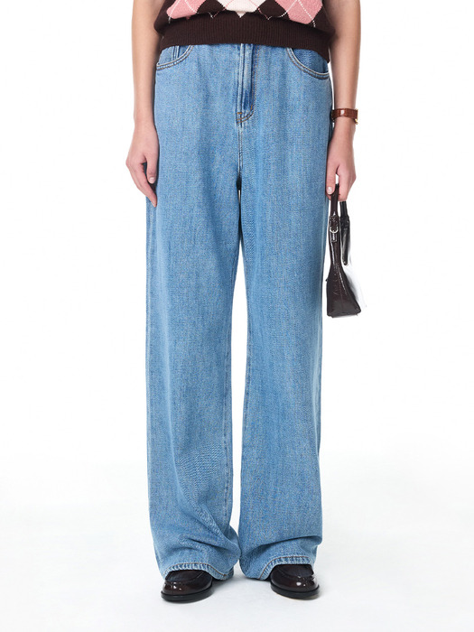 24FW FRATT DENIM PANTS (BLUE)