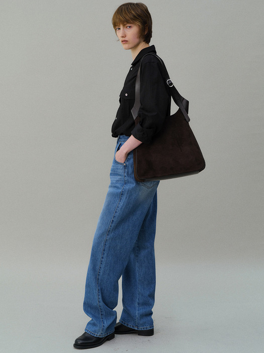 tacit bag (suede brown)