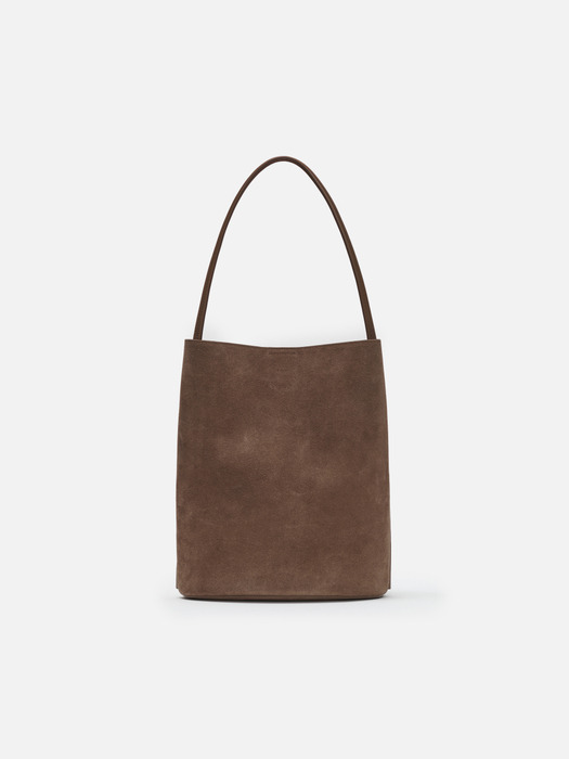 [단독]Large Mug shoulder bag Suede Chestnut