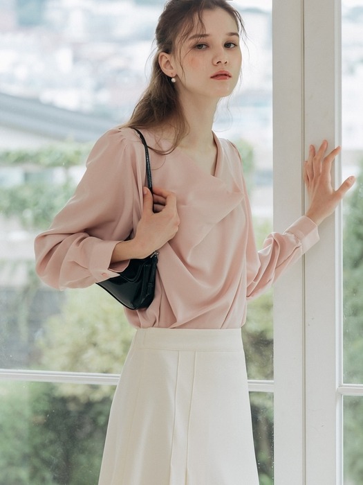 24fw_drape silky blouse(3colors)