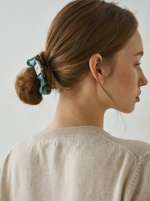 Baby scrunchie 3set(Butter/Teal green/Brown)