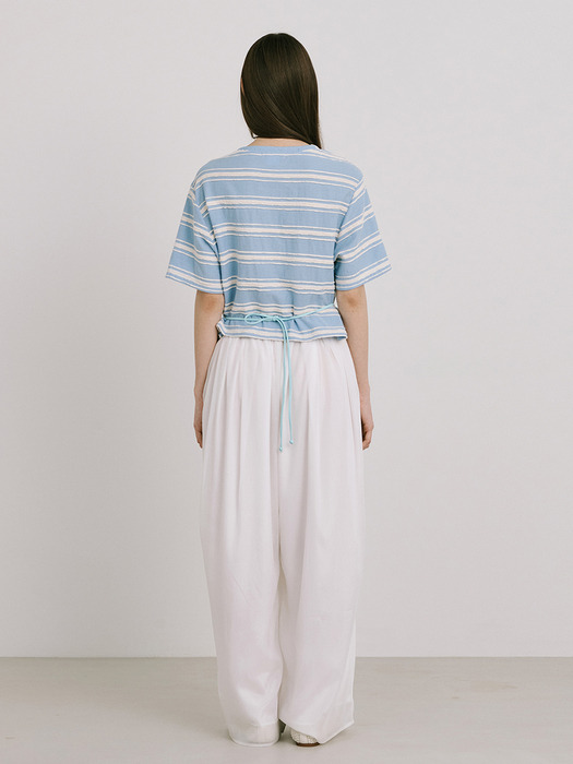 [딘디 PICK]Moon Jar - Shaped  Belted Bag_Light Blue