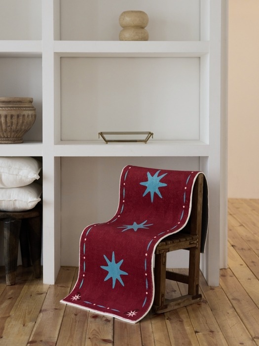 스텔라 버건디 러그