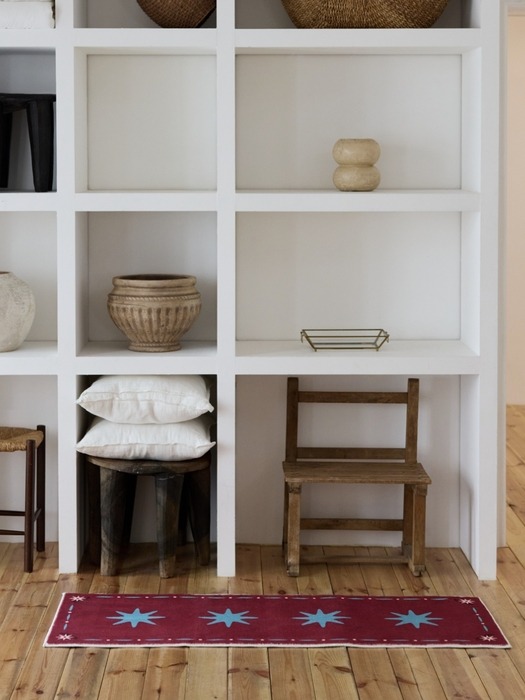 스텔라 버건디 러그