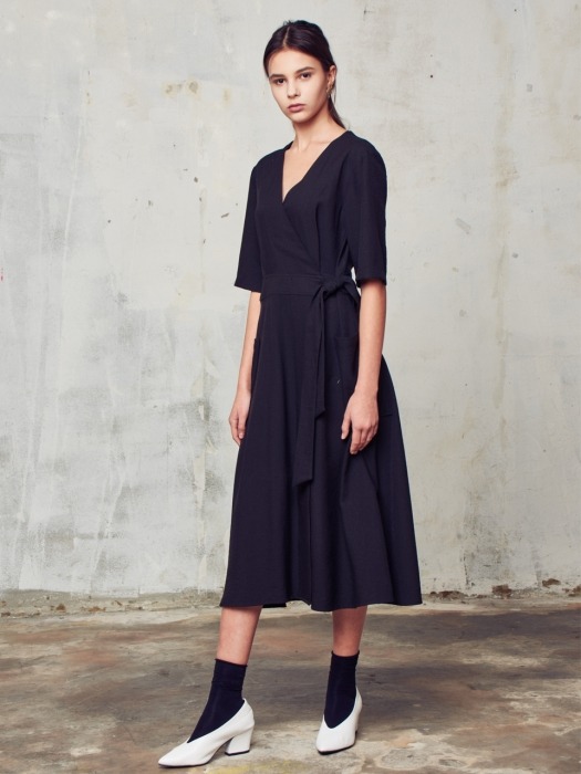 WRAP DRESS_BK