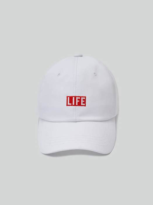 LIFE BALL CAP_WHITE