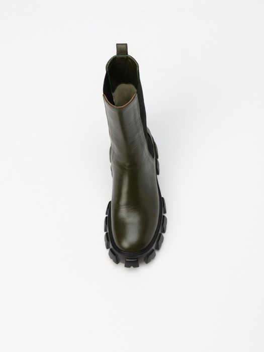 Trigger Lug-sole Boots in Khaki