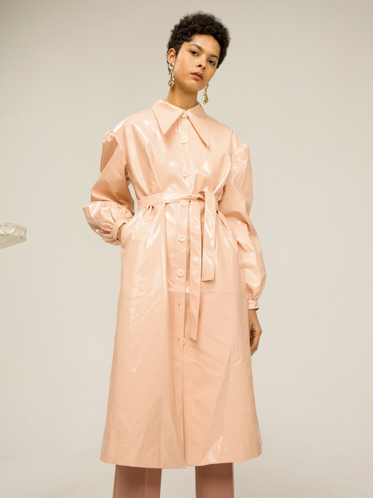 Blend Trench Coat_Baby Pink