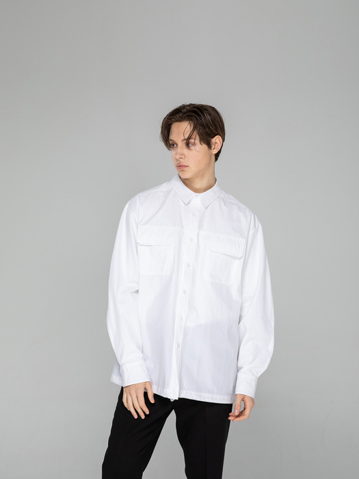 String Shirt [ Pure White ]