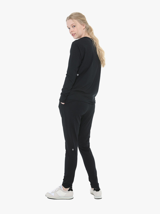 MO SOFT PANTS W BLACK (모 소프트 팬츠 여 블랙)