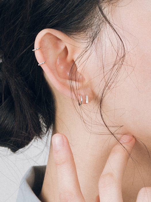spiral i earrings