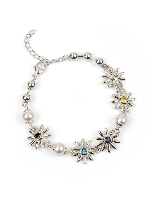 Mix flower bracelet