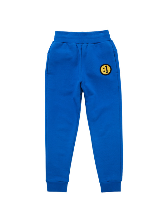 SM:]E PATCH SWEATPANTS CLASSIC BLUE