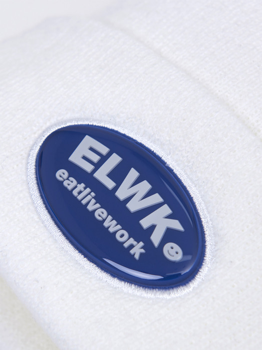 ELWK Logo Beanie (WHITE/BLUE)
