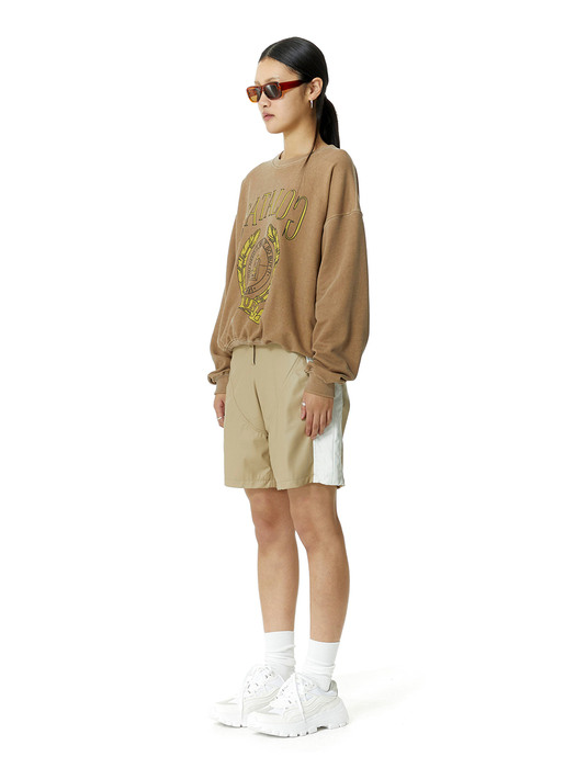 College Pullover Light Brown
