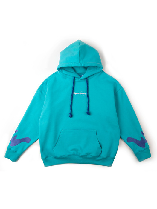Unisex Embroidered Hooded Sweatshirt DAHOOD_01_S.BLUE